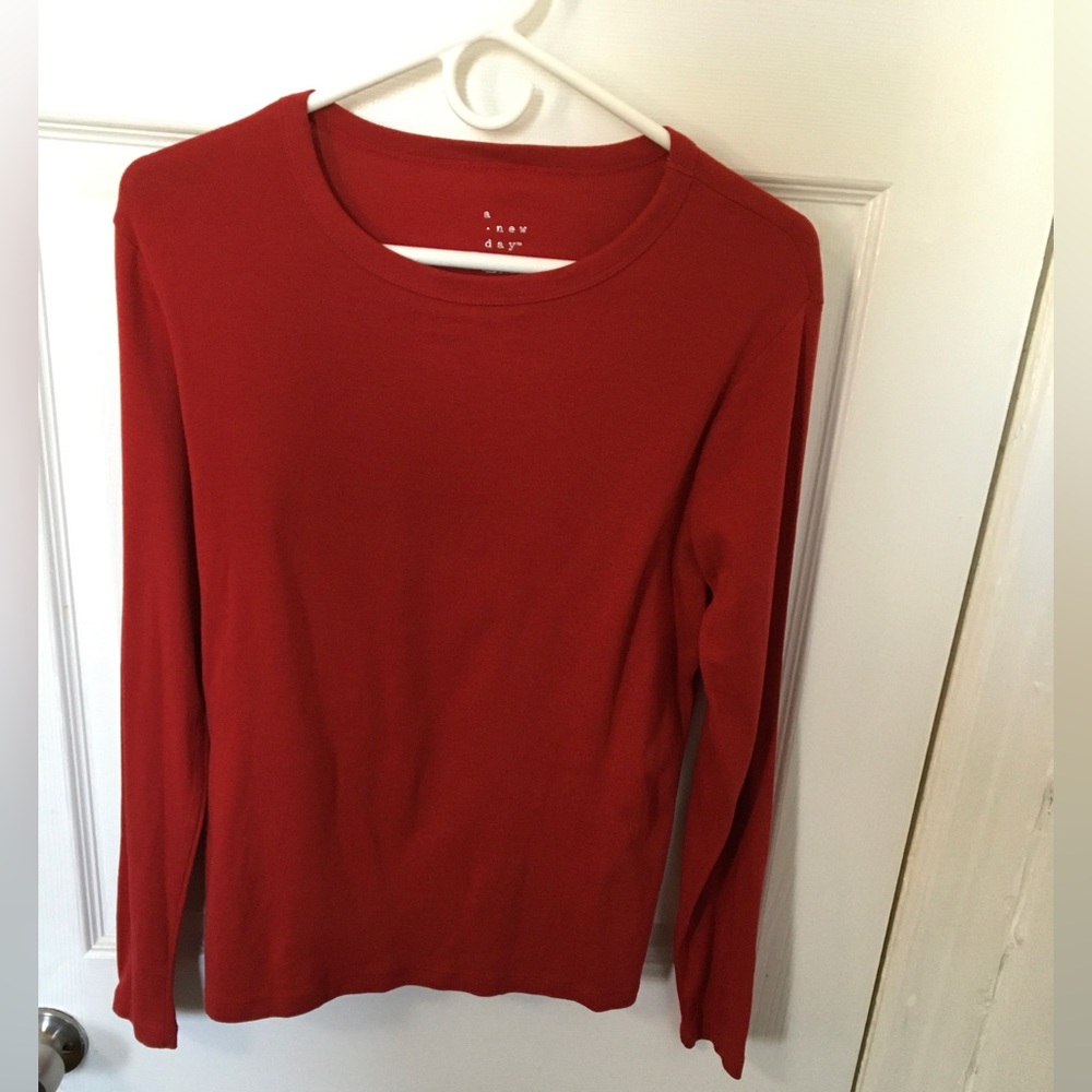 A New Day Sweater size L Red